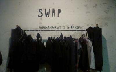Image: swap shop clothes recycled