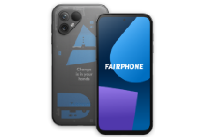 Fairphone front and rear display