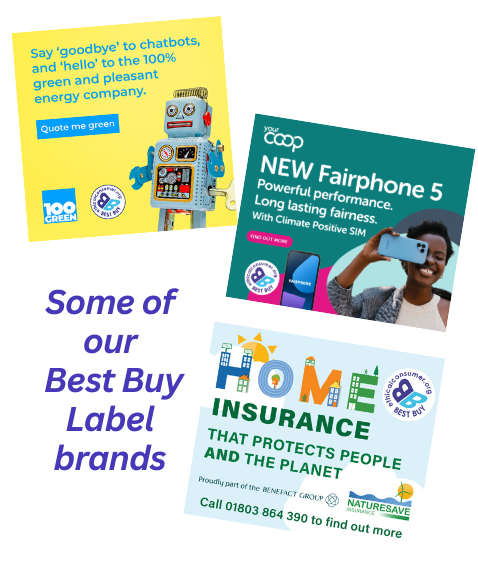 Examples of adverts by some Best Buy Label brands